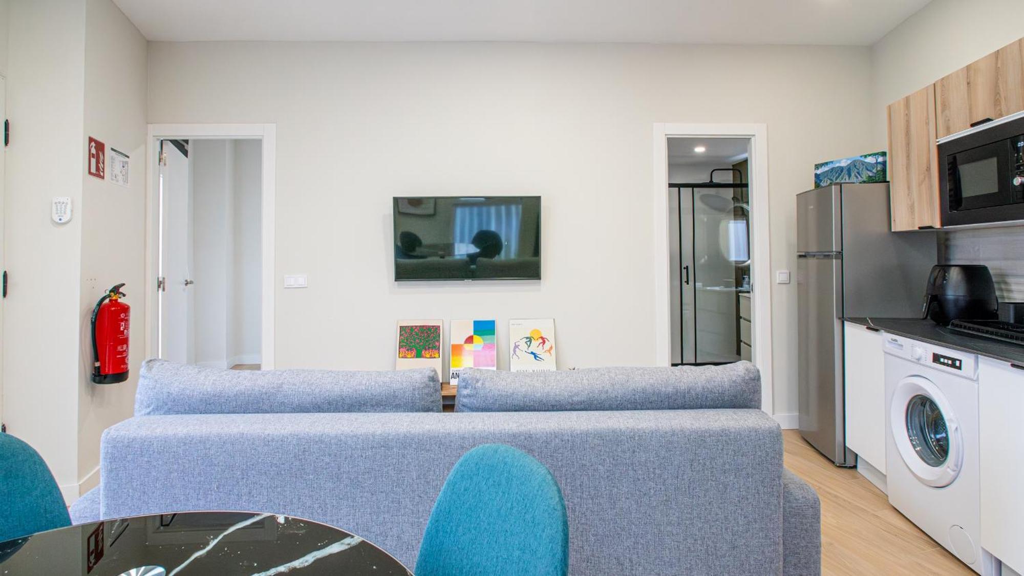 Madrid Confort Urbano 1 Dormitorio Ac Wifi Cocina Eksteriør bilde