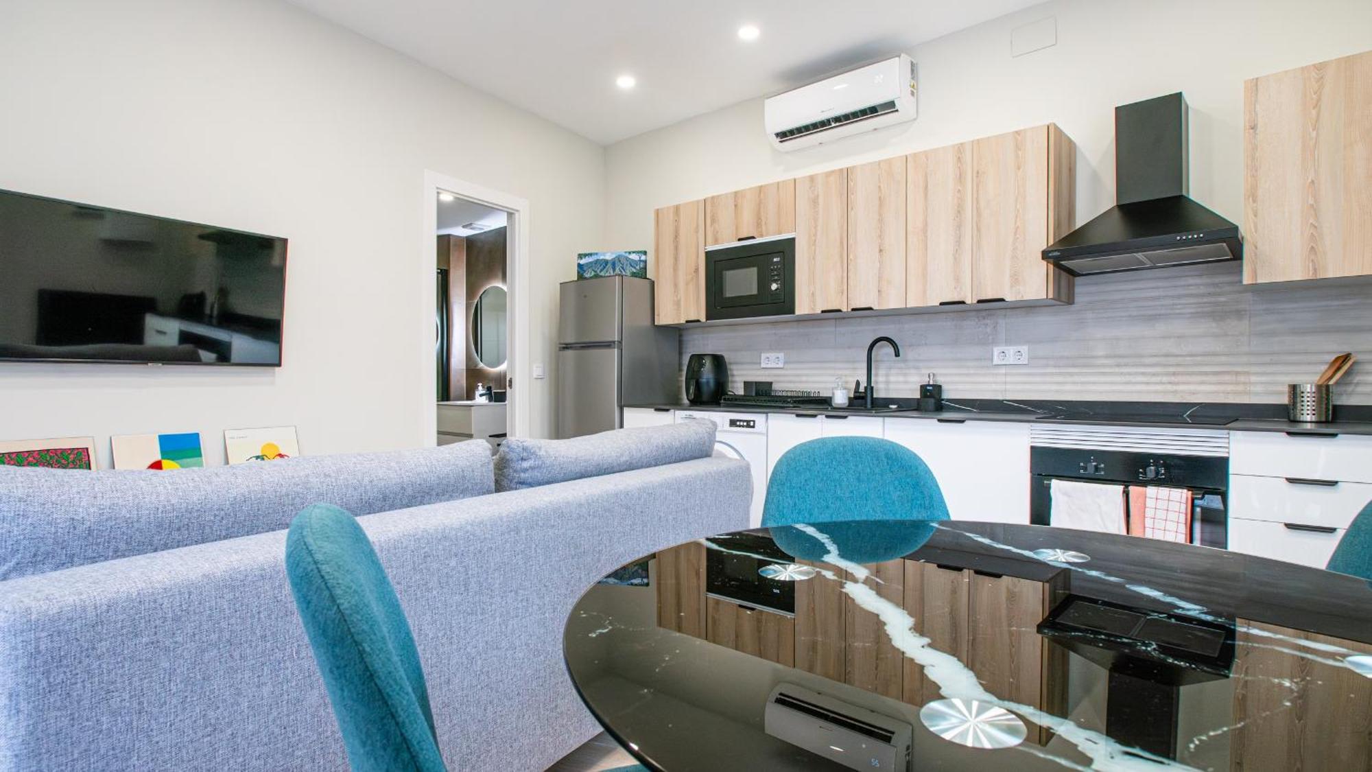 Madrid Confort Urbano 1 Dormitorio Ac Wifi Cocina Eksteriør bilde